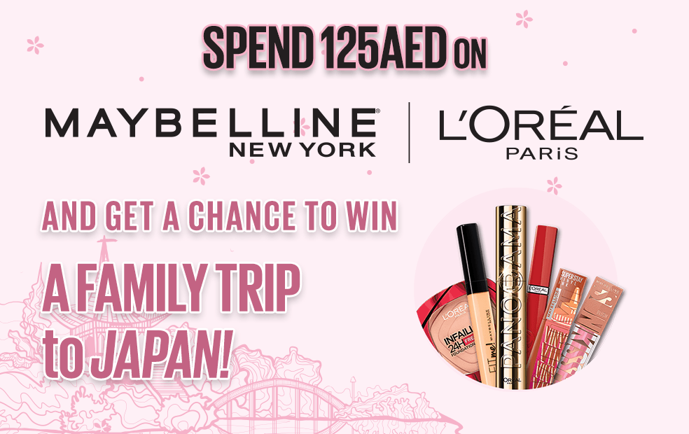 Win a Family Trip to Japan with Maybelline NY & L'Oreal Paris