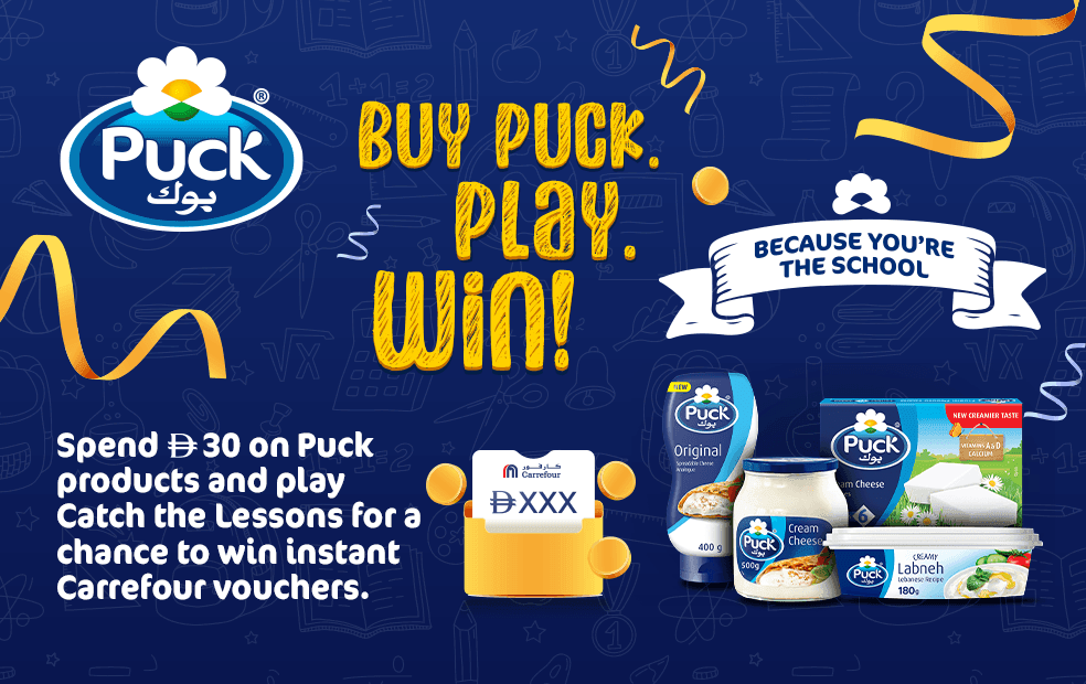 Catch the Lessons with Puck โ get a chance to win up to AED 500