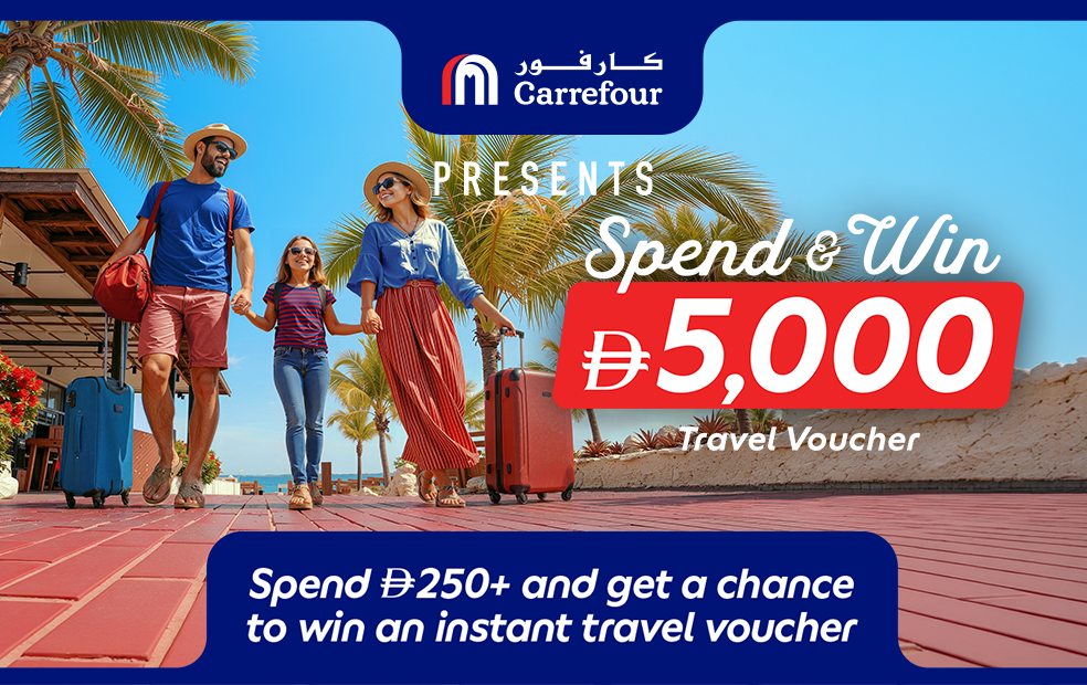 Spend & Win AED 5,000 for your Dream Holiday!
