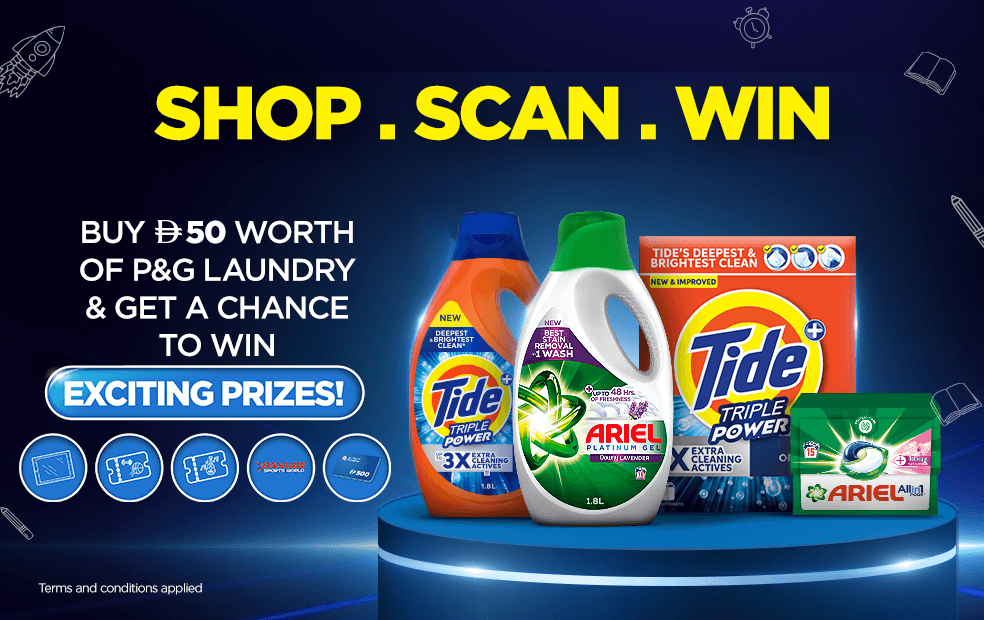 Win Big with Every P&G Laundry Purchase!🏆